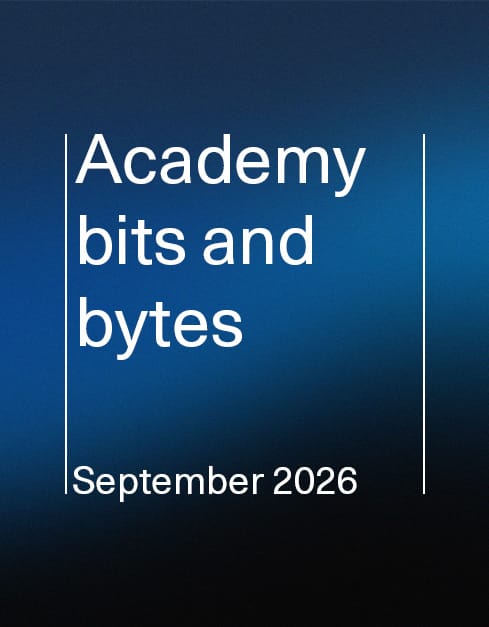 Avaloq Academy bits and bytes - September 2026